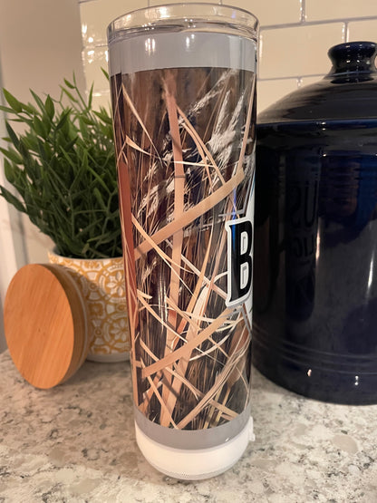 Copy of 20 ounce Bluetooth Speaker Insulated Skinny Tumbler - Busch Light Camo