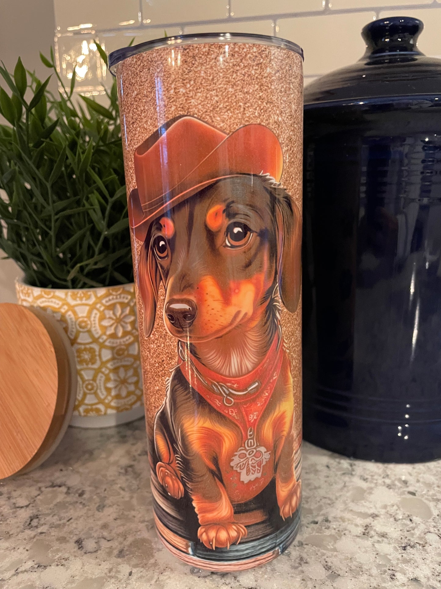 20 ounce Insulated Skinny Tumbler - Dachshund