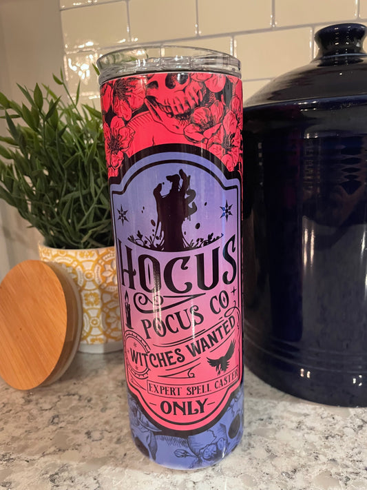 20 ounce Insulated Skinny Tumbler -  Hocus Pocus