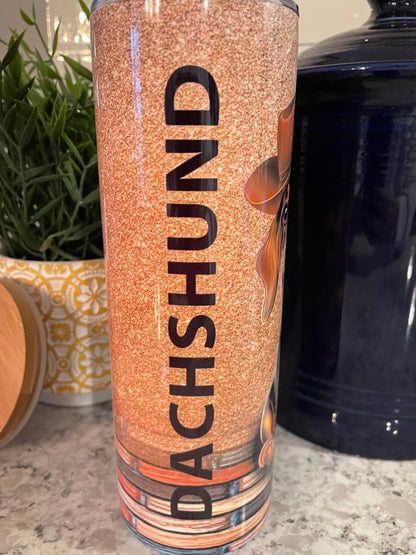 20 ounce Insulated Skinny Tumbler - Dachshund