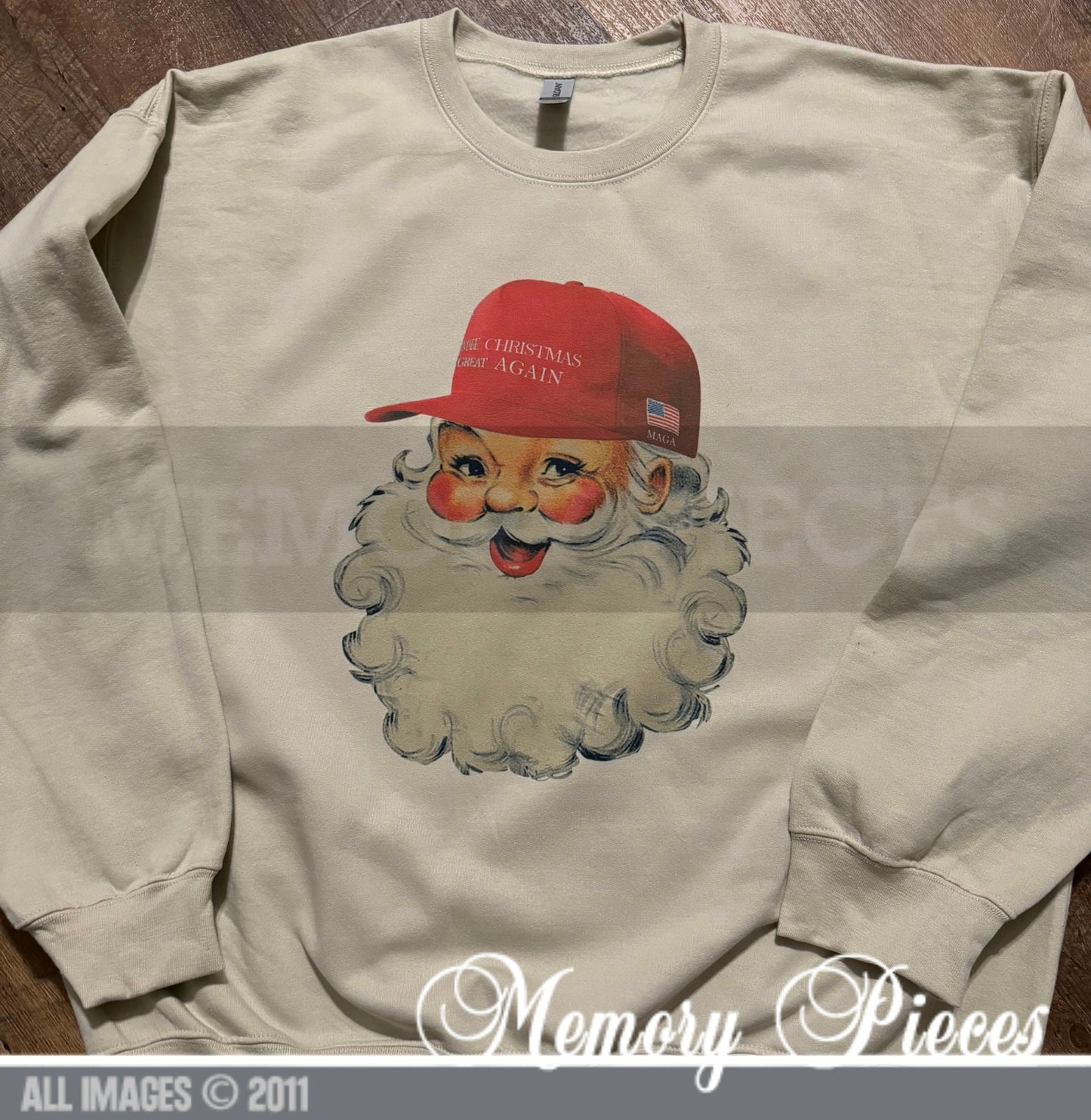 ‘Make Christmas Great Again' Trump Crewneck Sweatshirt