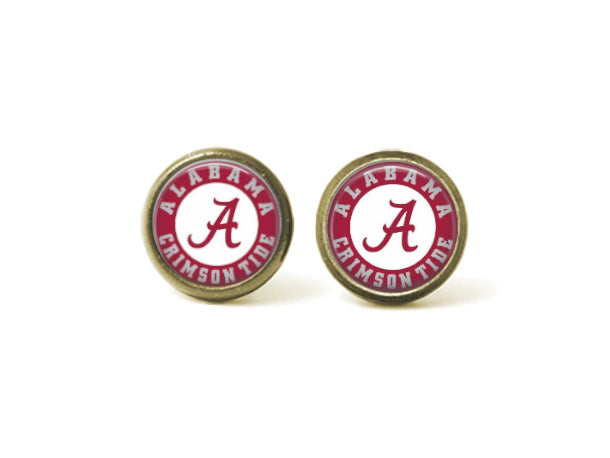 Alabama Crimson Tide 12mm Post Earrings