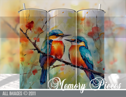 20 ounce Insulated Skinny Tumbler - Birds