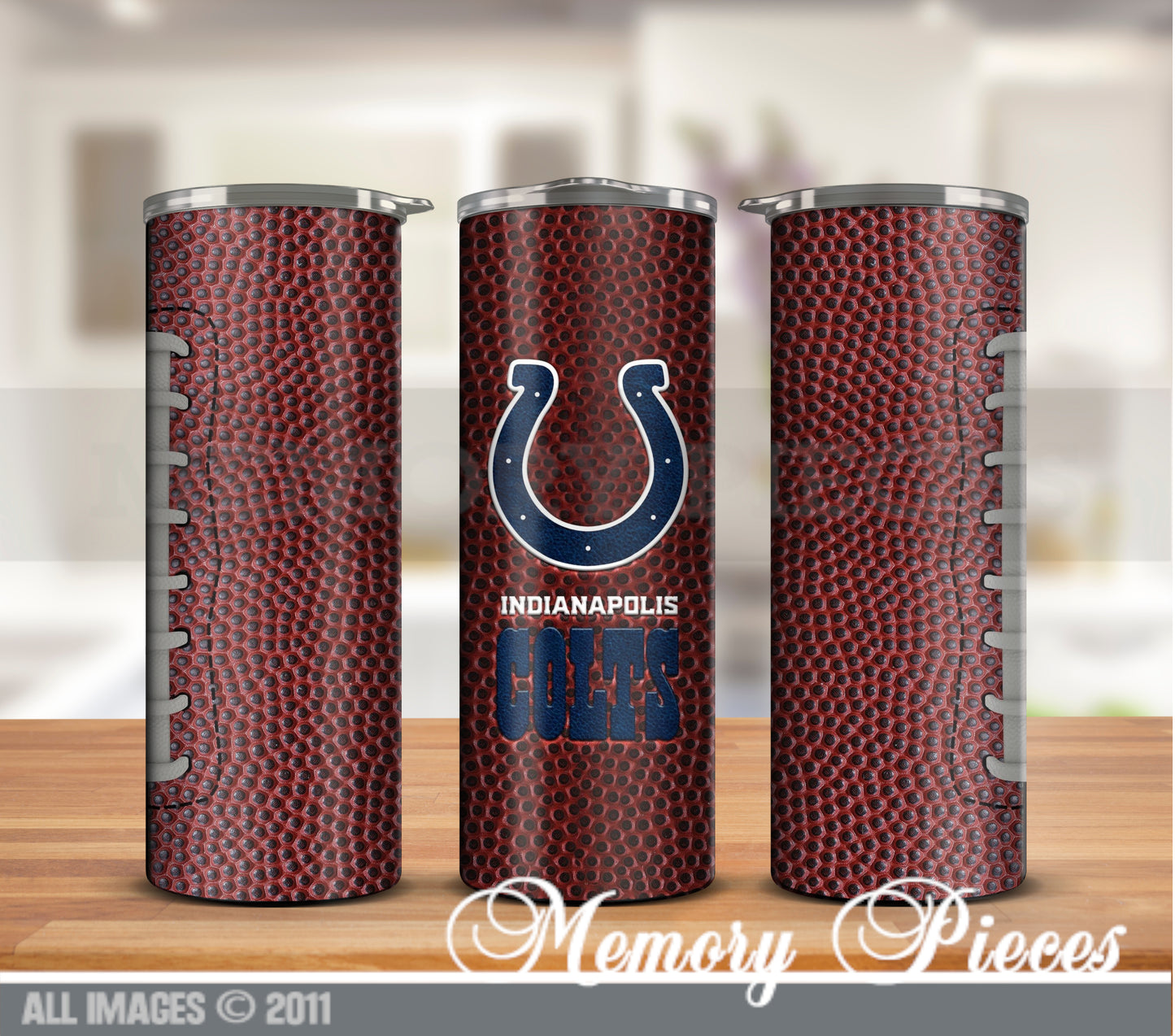 20 ounce Insulated Skinny Tumbler - Colts Football