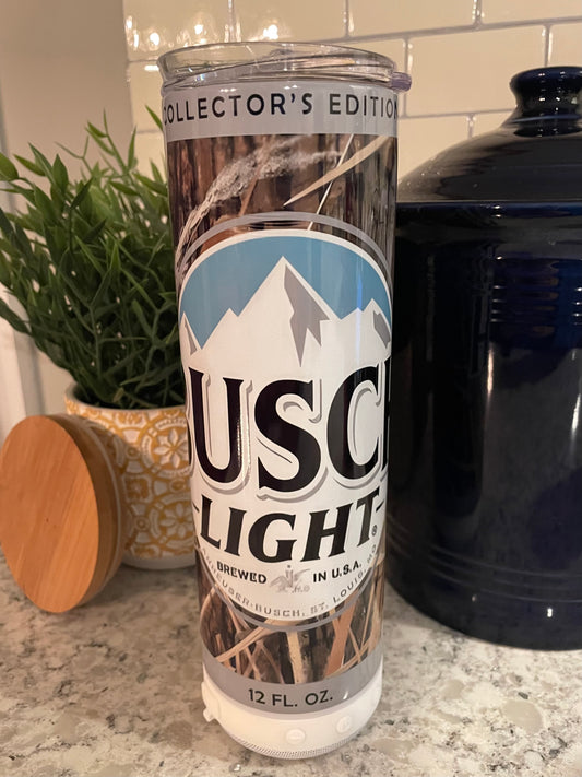 Copy of 20 ounce Bluetooth Speaker Insulated Skinny Tumbler - Busch Light Camo