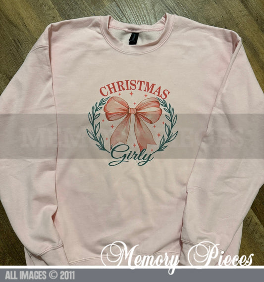 Christmas Girly Christmas Crewneck Sweatshirt