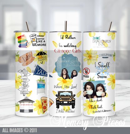 20 ounce Insulated Skinny Tumbler - Gilmore Girls