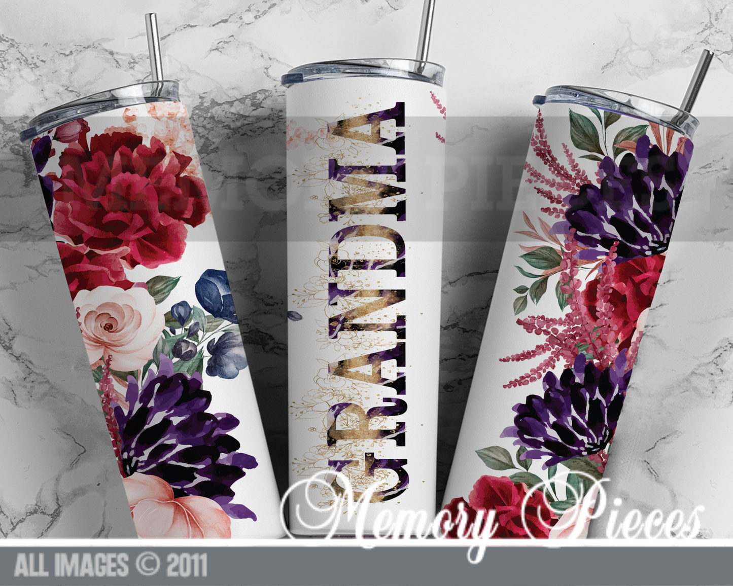 20 ounce Insulated Skinny Tumbler -  Mother's Day Tumblers