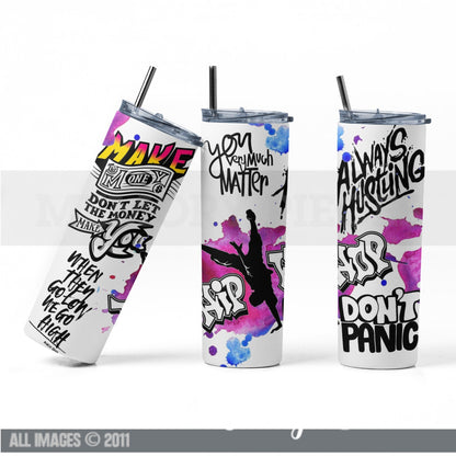 20 ounce Insulated Skinny Tumbler - Hip Hop