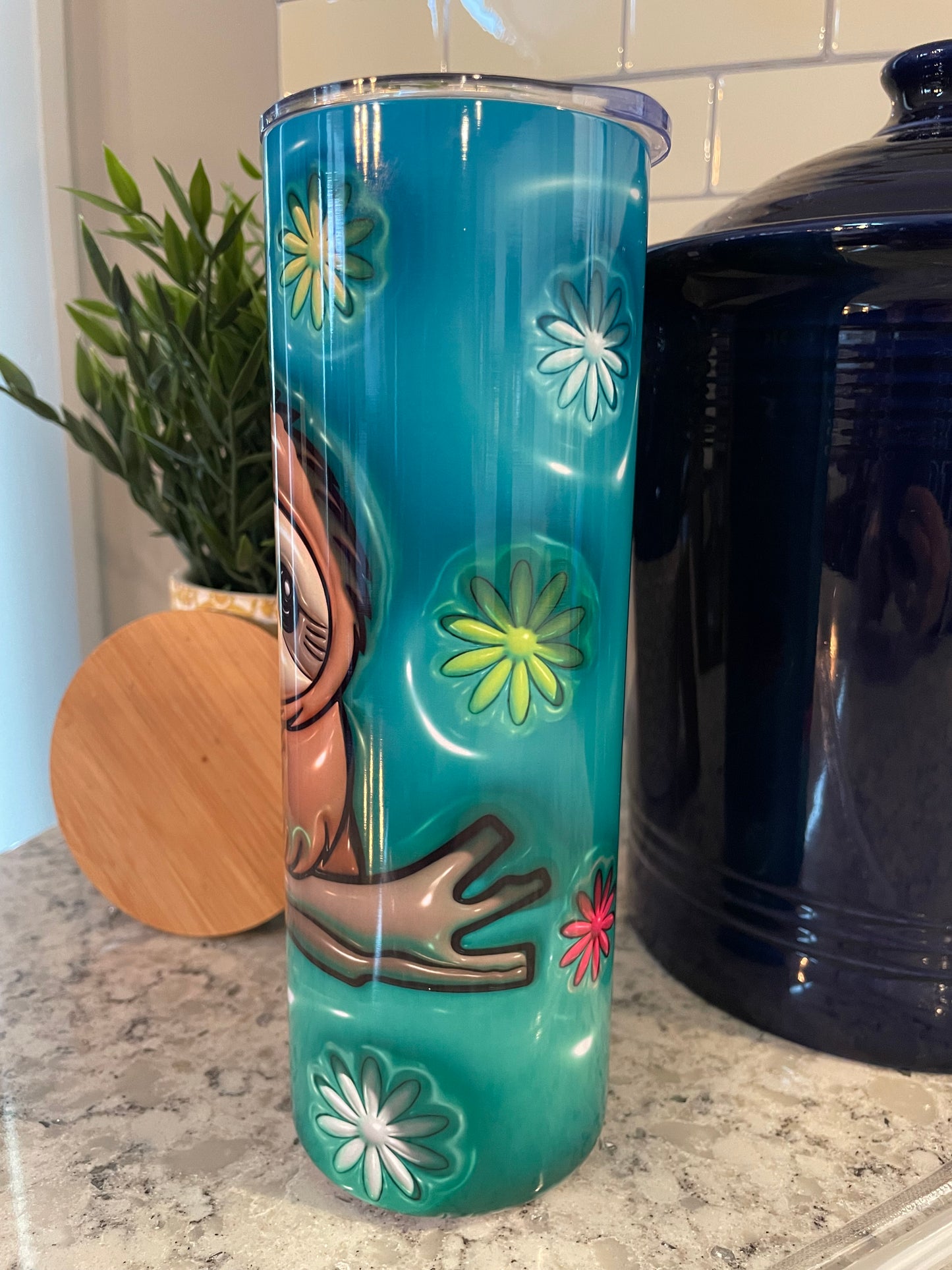 20 ounce Insulated Skinny Tumbler -  Sloth