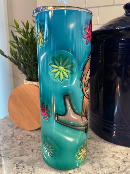 20 ounce Insulated Skinny Tumbler -  Sloth