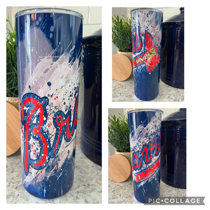 20 ounce Insulated Skinny Tumbler - Braves