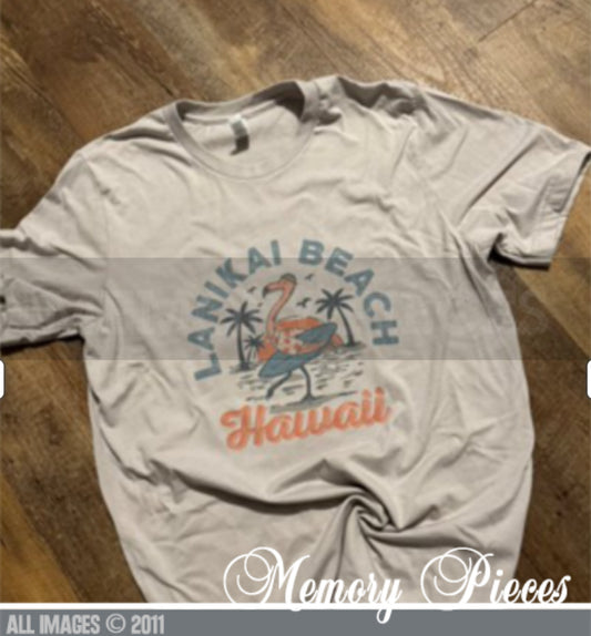 Lanikai Beach Hawaii T-shirt