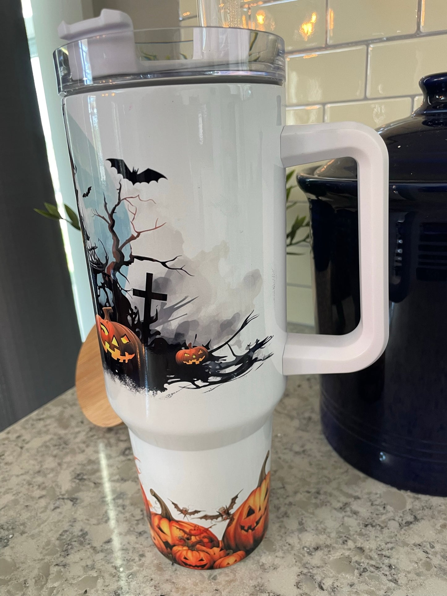 40 ounce Insulated Travel Tumbler -  Halloween