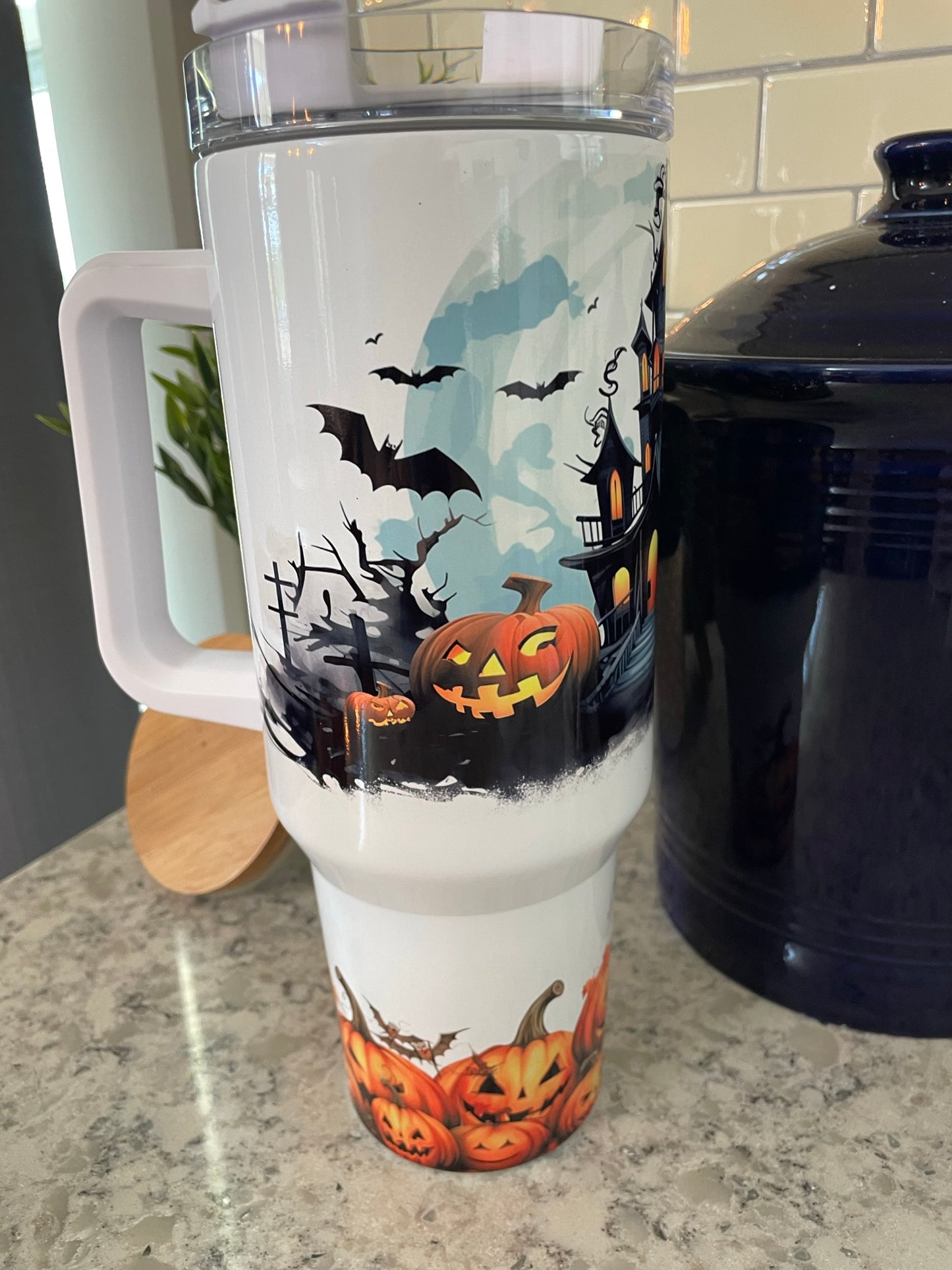 40 ounce Insulated Travel Tumbler -  Halloween