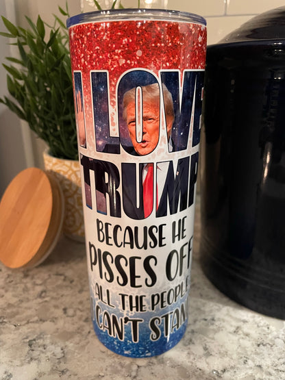 20 ounce Insulated Skinny Tumbler - Trump