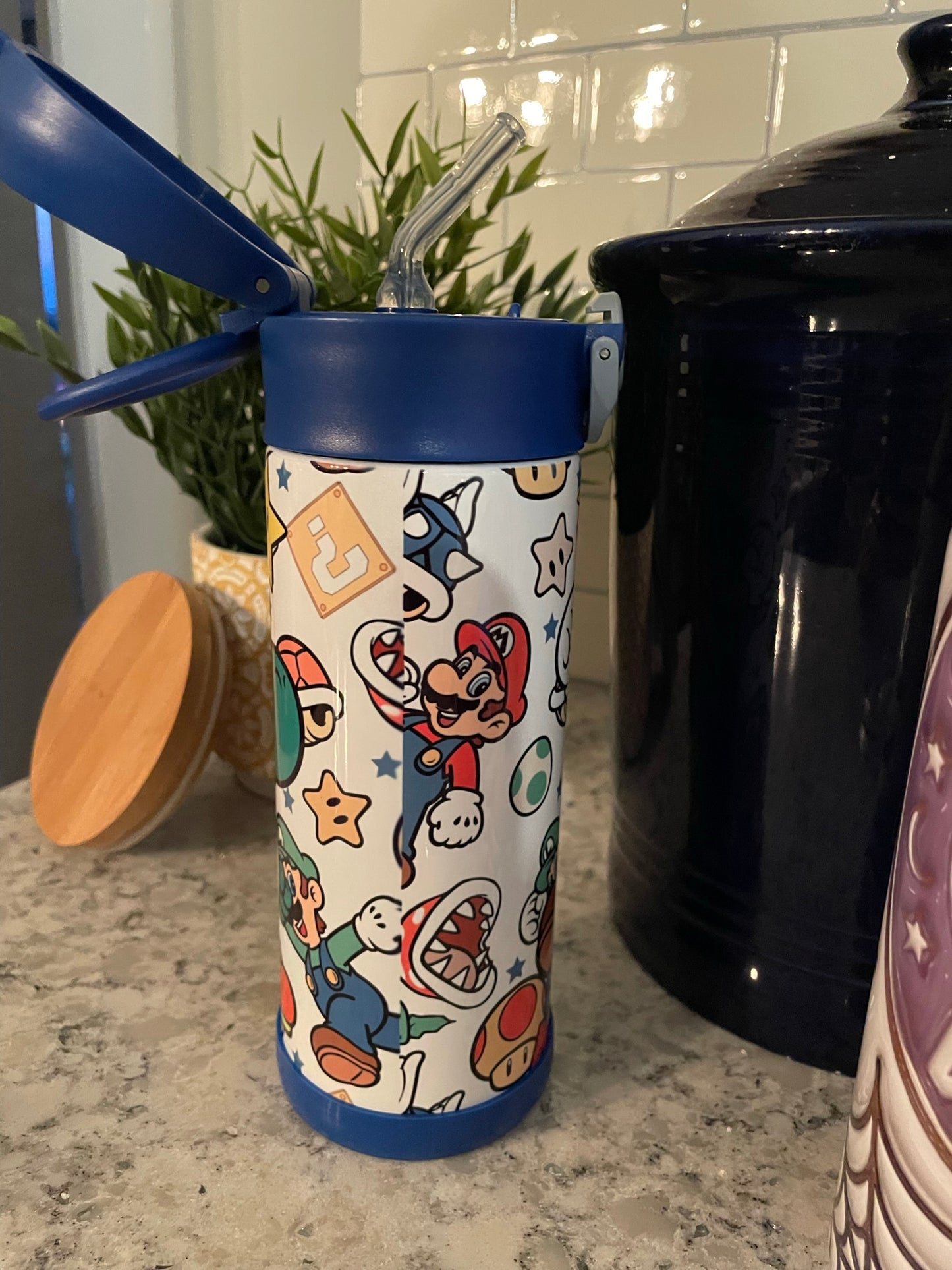 12 ounce Kid Tumbler - Mario Brothers