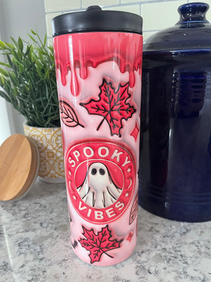 20 ounce Insulated Skinny Tumbler - Spooky Vibes