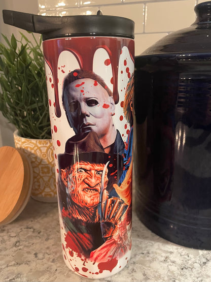 20 ounce Insulated Skinny Tumbler - Scary Movies 2