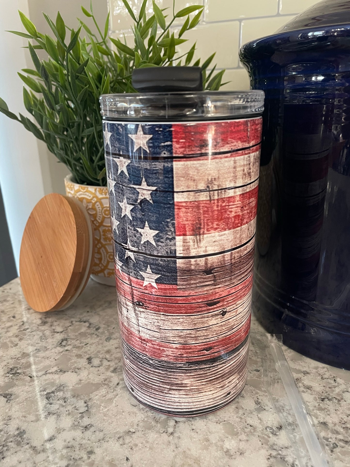 4 in 1 Can Cooler - American Flag