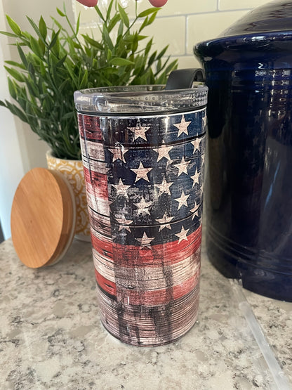 4 in 1 Can Cooler - American Flag