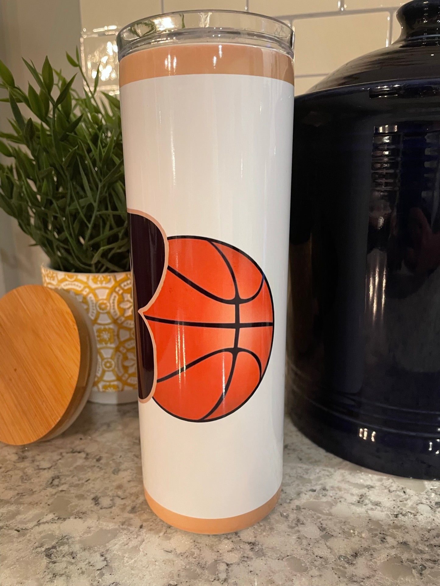 20 ounce Insulated Skinny Tumbler - Boonville High School  Basketball and Volleyball