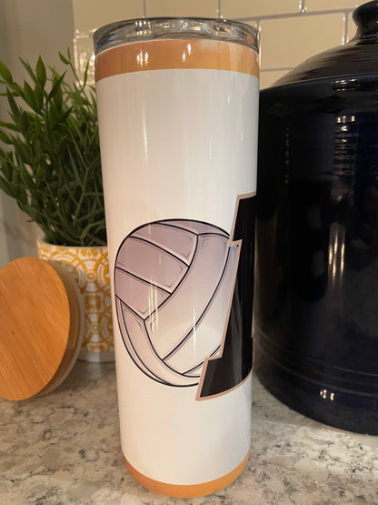 20 ounce Insulated Skinny Tumbler - Boonville High School  Basketball and Volleyball