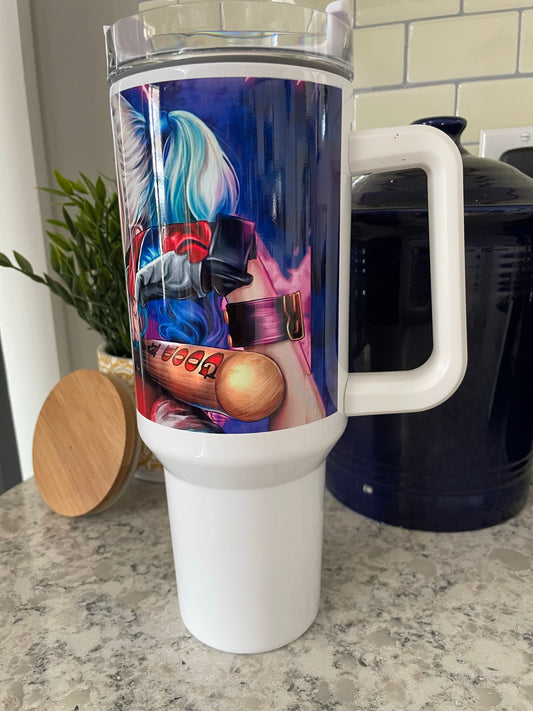 40 ounce Insulated Travel Tumbler - Harley Quinn