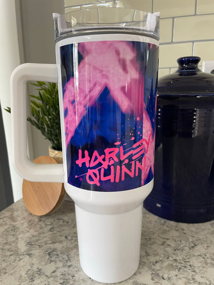 40 ounce Insulated Travel Tumbler - Harley Quinn