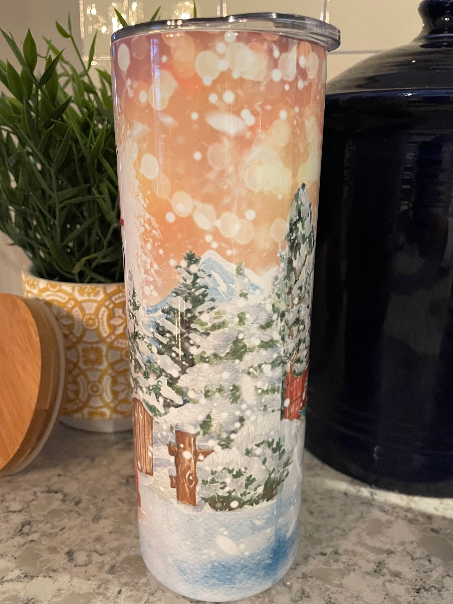 20 ounce Insulated Skinny Tumbler -  It's the most wonderful time of the year