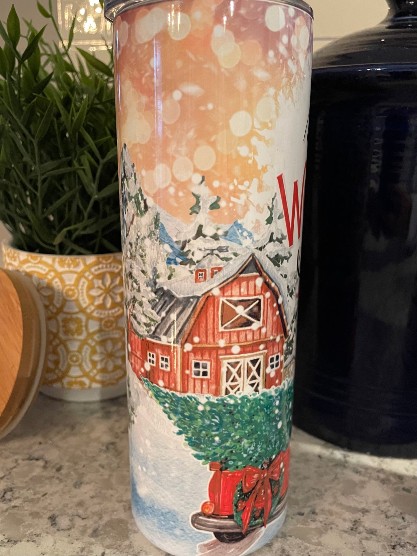 20 ounce Insulated Skinny Tumbler -  It's the most wonderful time of the year