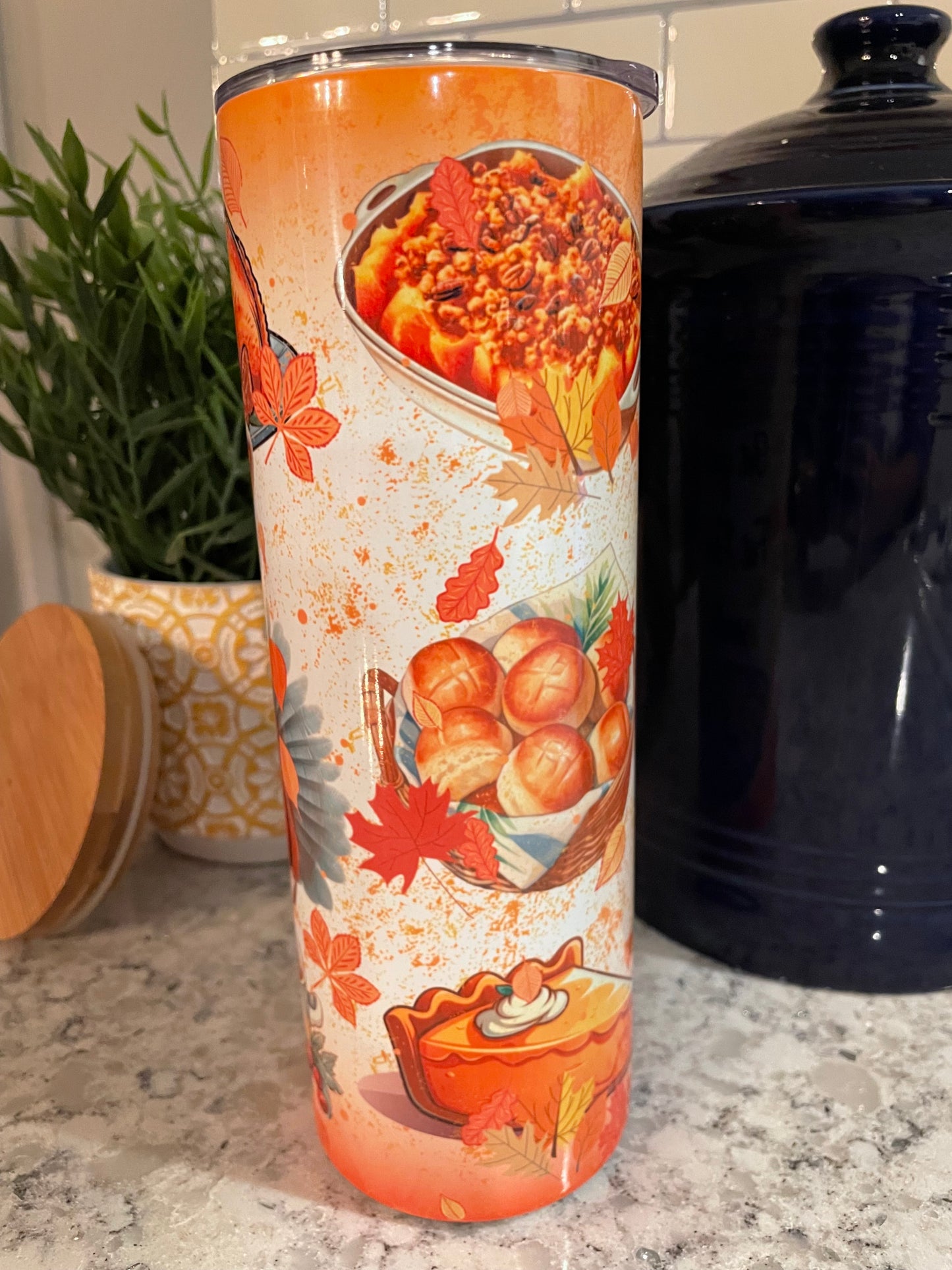 20 ounce Insulated Skinny Tumbler - Get Your Fat Pants Ready  Thanksgiving Turkey