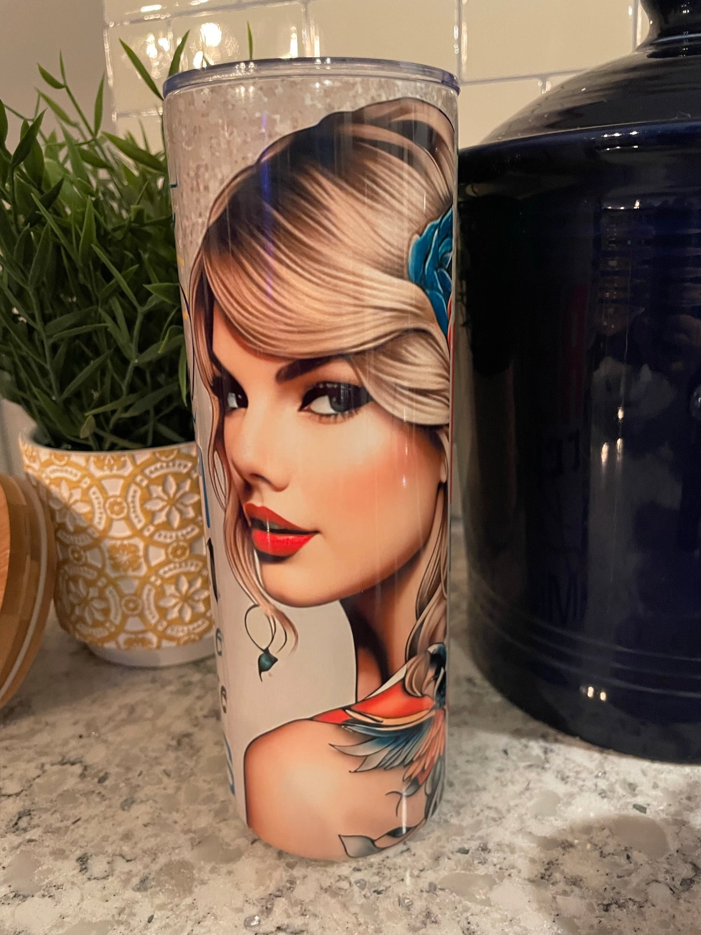 20 ounce Insulated Skinny Tumbler - Taylor Swift