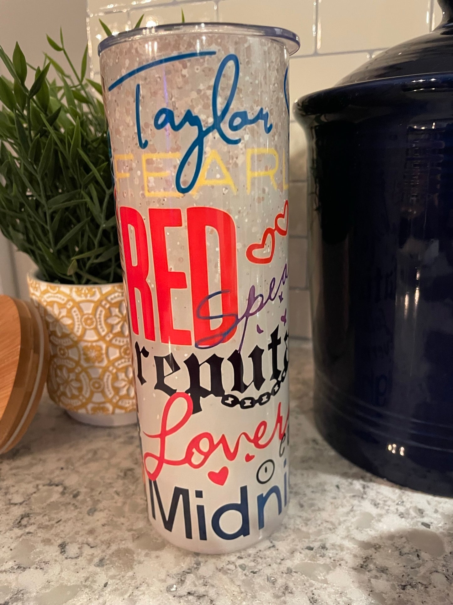 20 ounce Insulated Skinny Tumbler - Taylor Swift