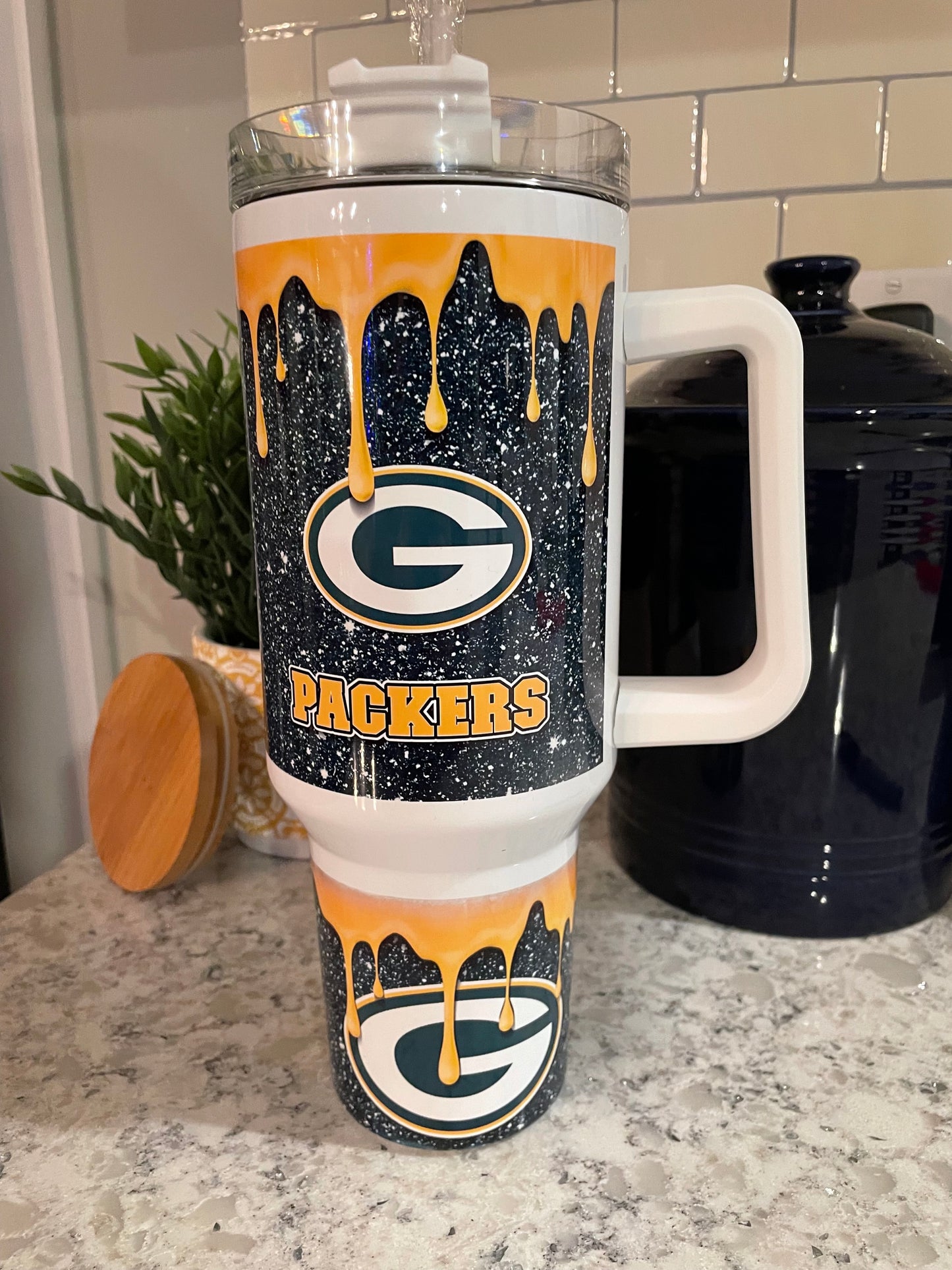 40 ounce Insulated Travel Tumbler -  Green Bay Packers