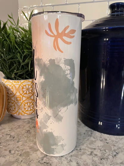 20 ounce Insulated Skinny Tumbler - Just a Girl Who Loves Bearded Dragons