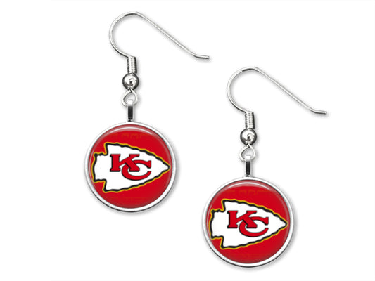 Kansas City Chiefs 12mm Dangle Earrings