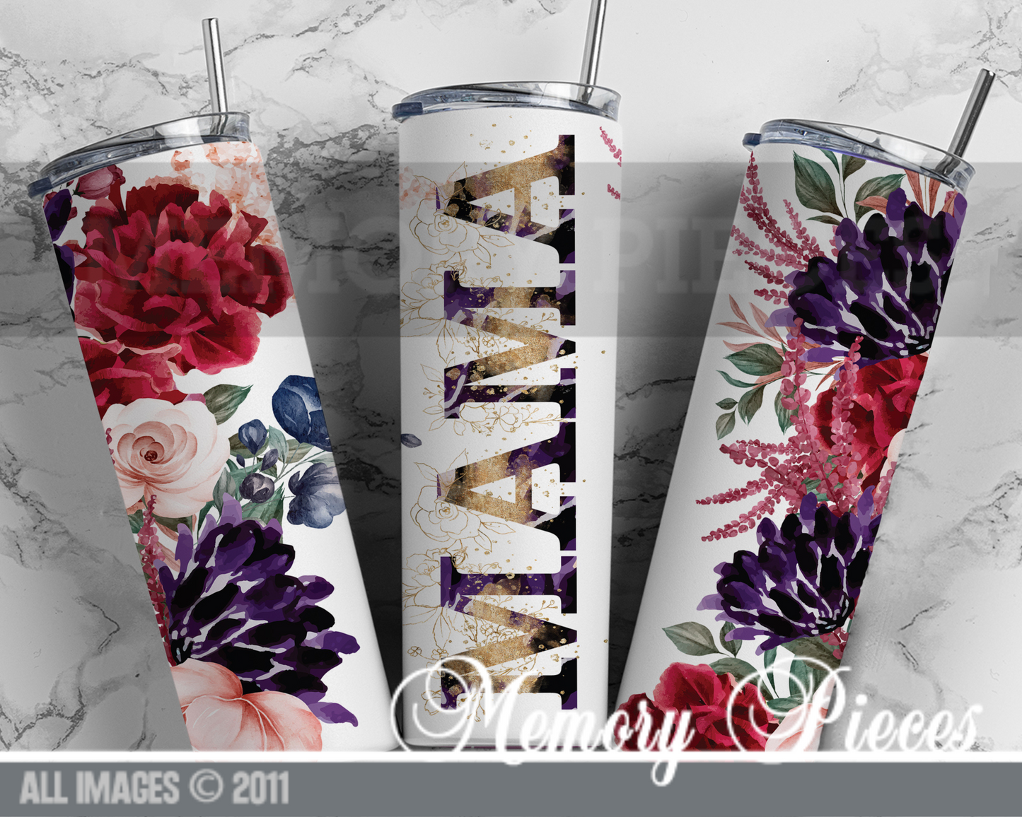 20 ounce Insulated Skinny Tumbler -  Mother's Day Tumblers