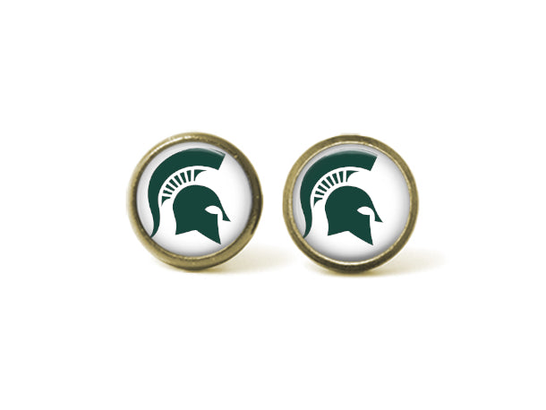 Michigan State University 12mm Post Earrings