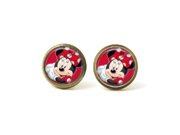 Minnie Mouse 12mm Post Earrings