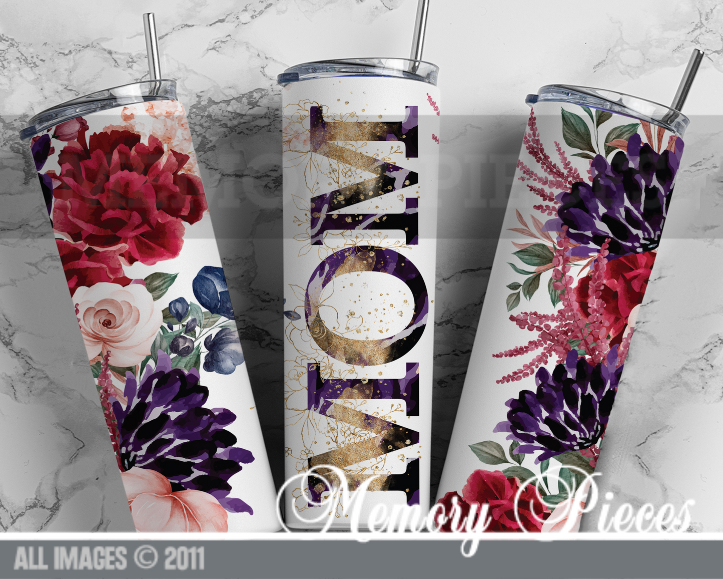 20 ounce Insulated Skinny Tumbler -  Mother's Day Tumblers