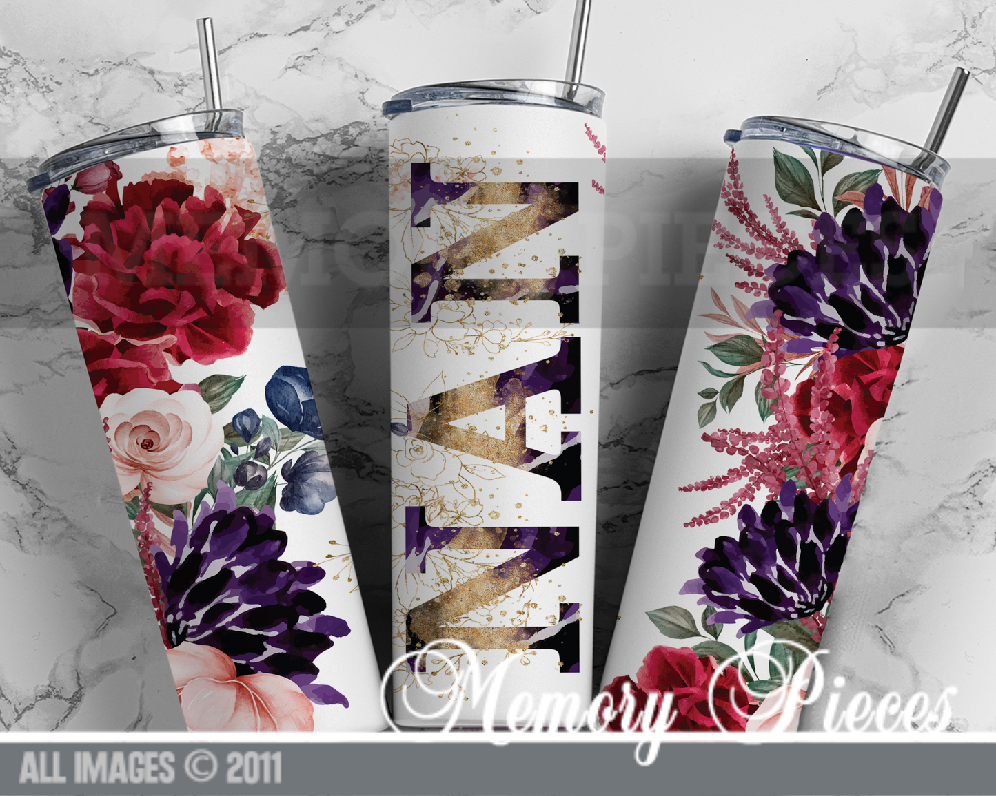 20 ounce Insulated Skinny Tumbler -  Mother's Day Tumblers