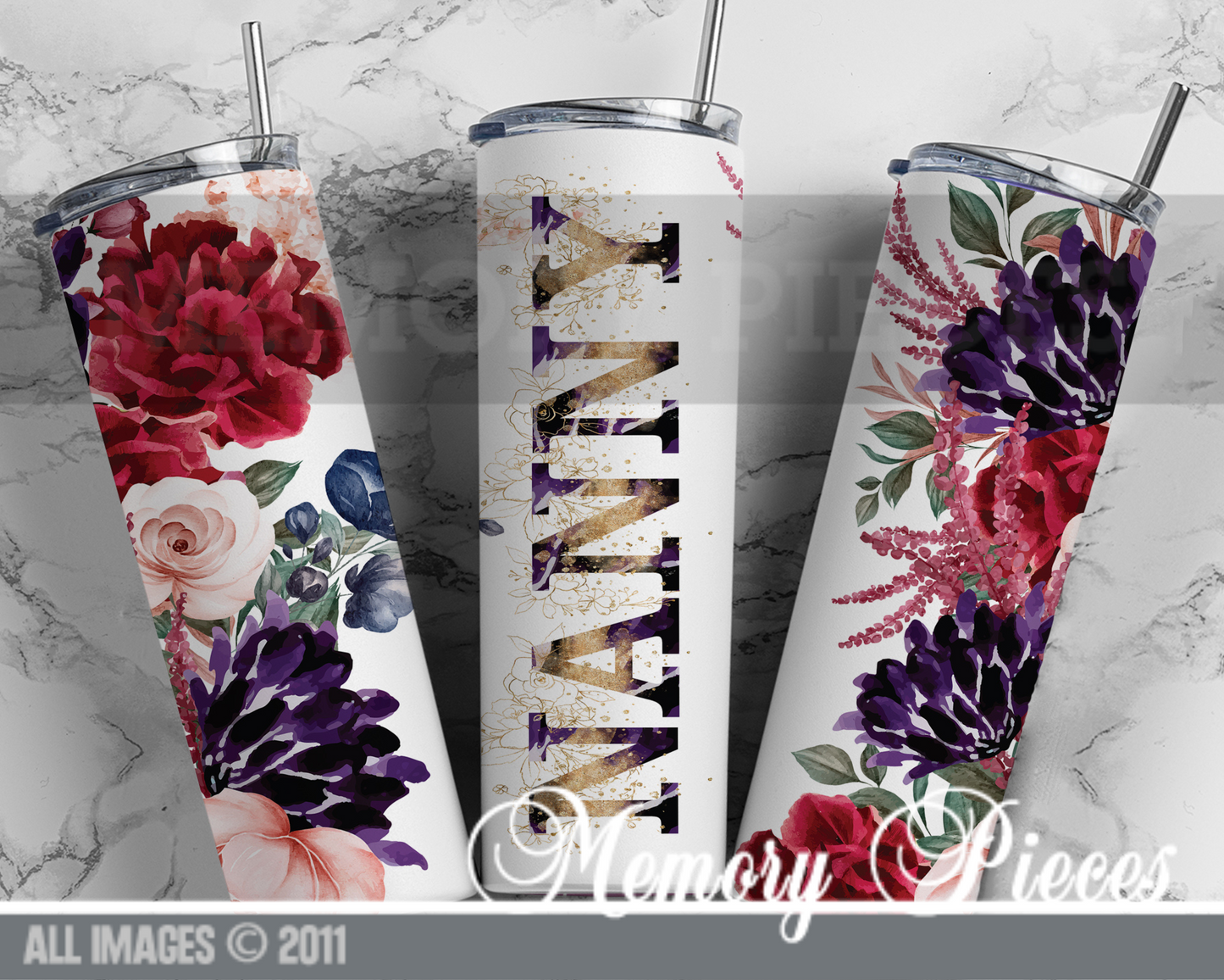 20 ounce Insulated Skinny Tumbler -  Mother's Day Tumblers