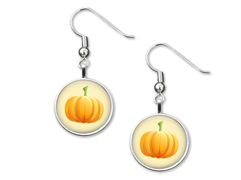 Pumpkin 12mm Dangle Earrings