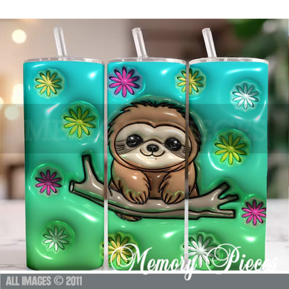 20 ounce Insulated Skinny Tumbler -  Sloth