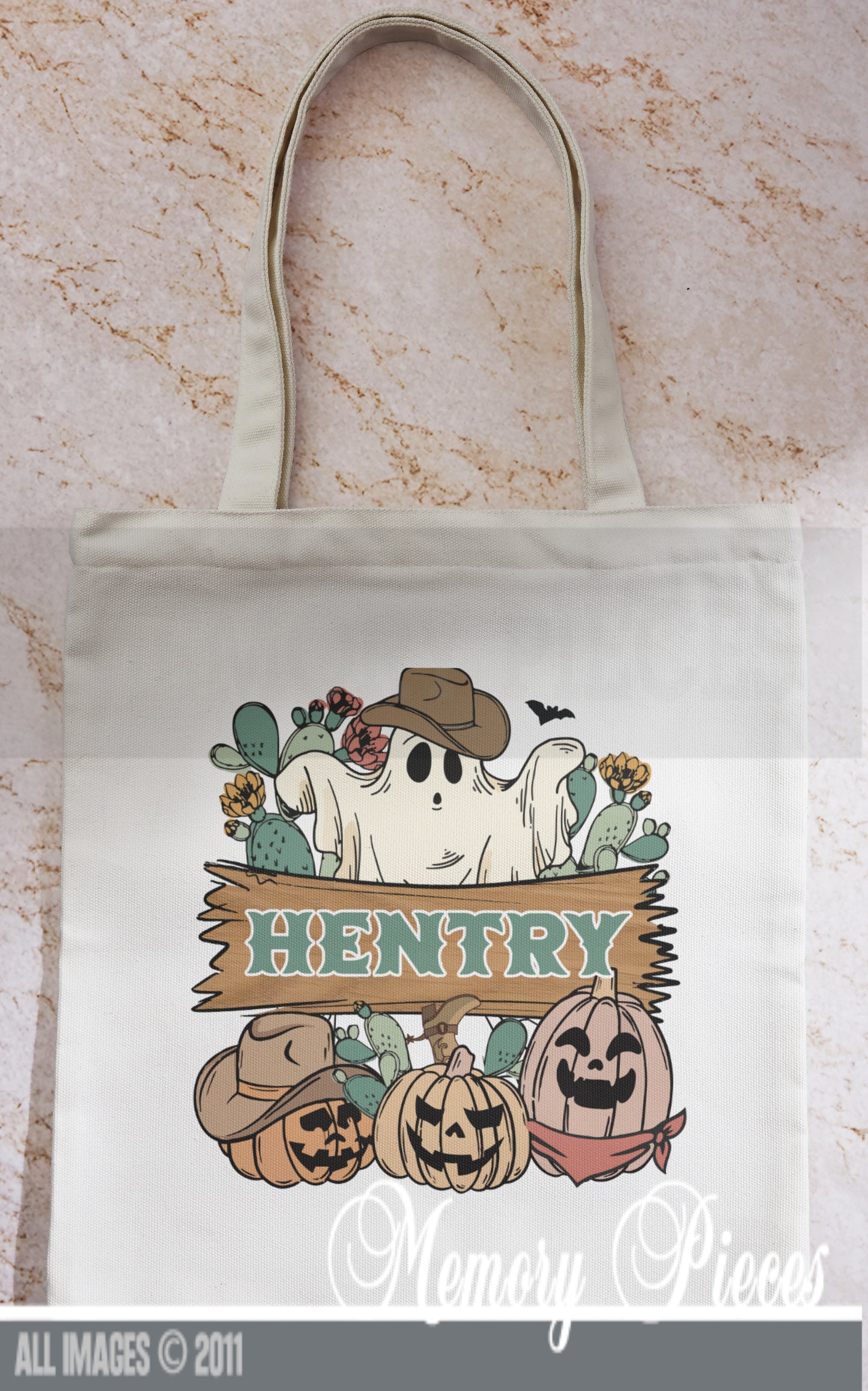 Personalized Halloween Candy Bags - Boy Cowboy