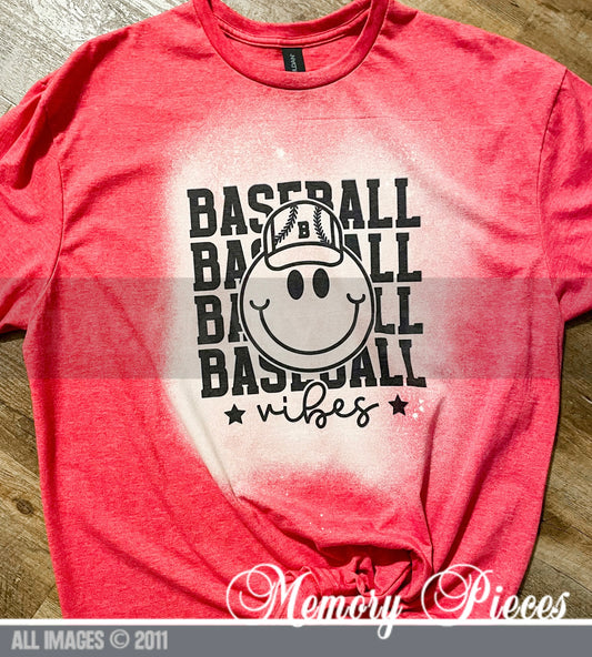 Baseball Vibes Softstyle red T-shirt