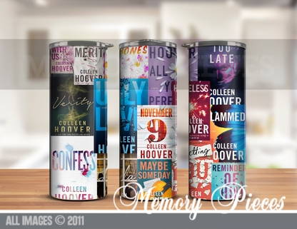 20 ounce Insulated Skinny Tumbler - Colleen Hoover