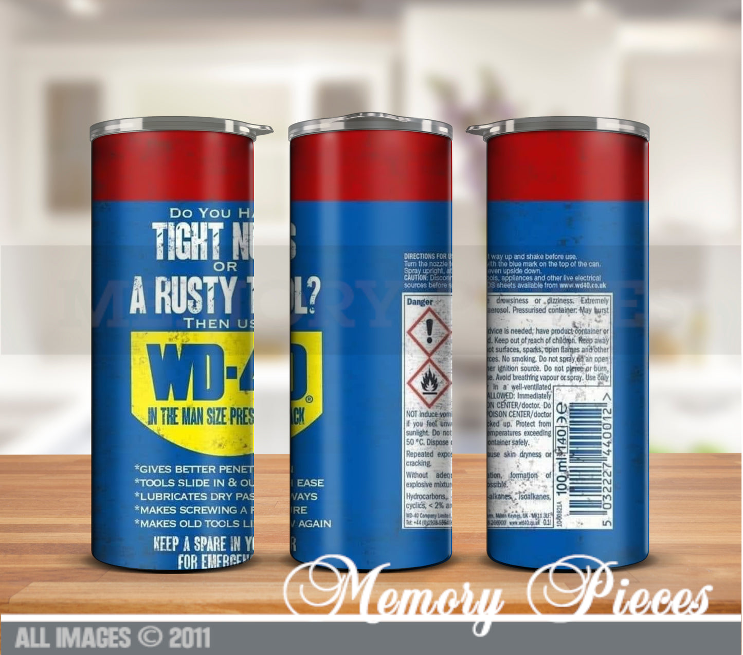 20 ounce Insulated Skinny Tumbler - WD-40 Can