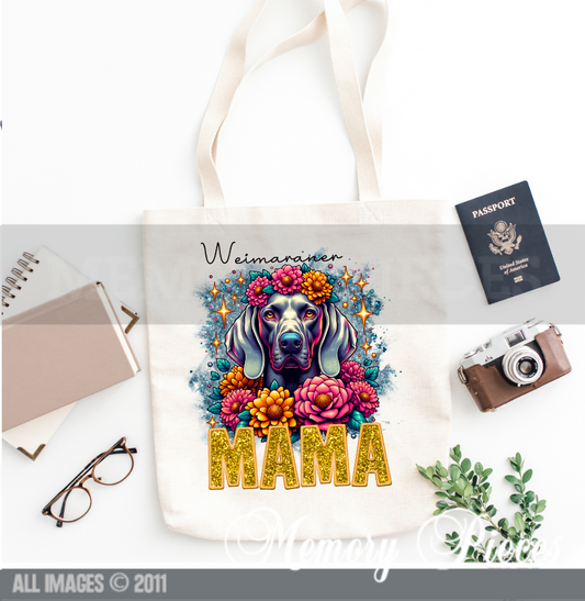 Weimaraner Mama Tote Bag